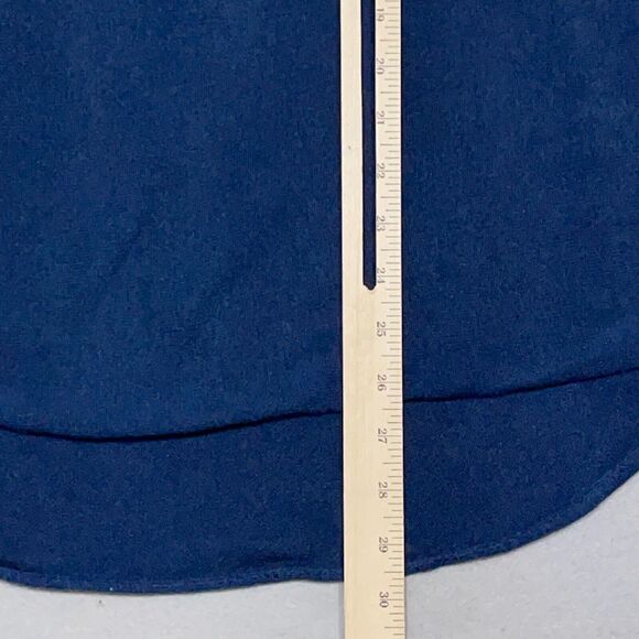 Magaschoni Sweater Women Medium Blue Tunic Cashmere Blend Scoop Pullover Cozy - Picture 6 of 9